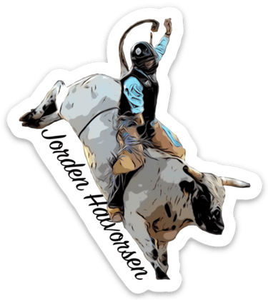 Jorden Bull Riding Decal